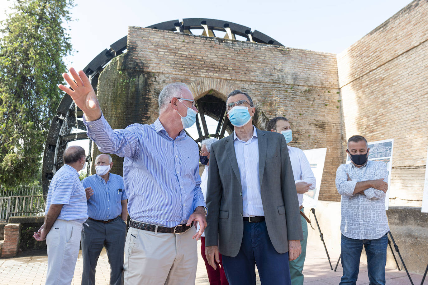 Fotos: La rueda de La Ñora acogerá cinco jardines y un área de reserva arqueológica