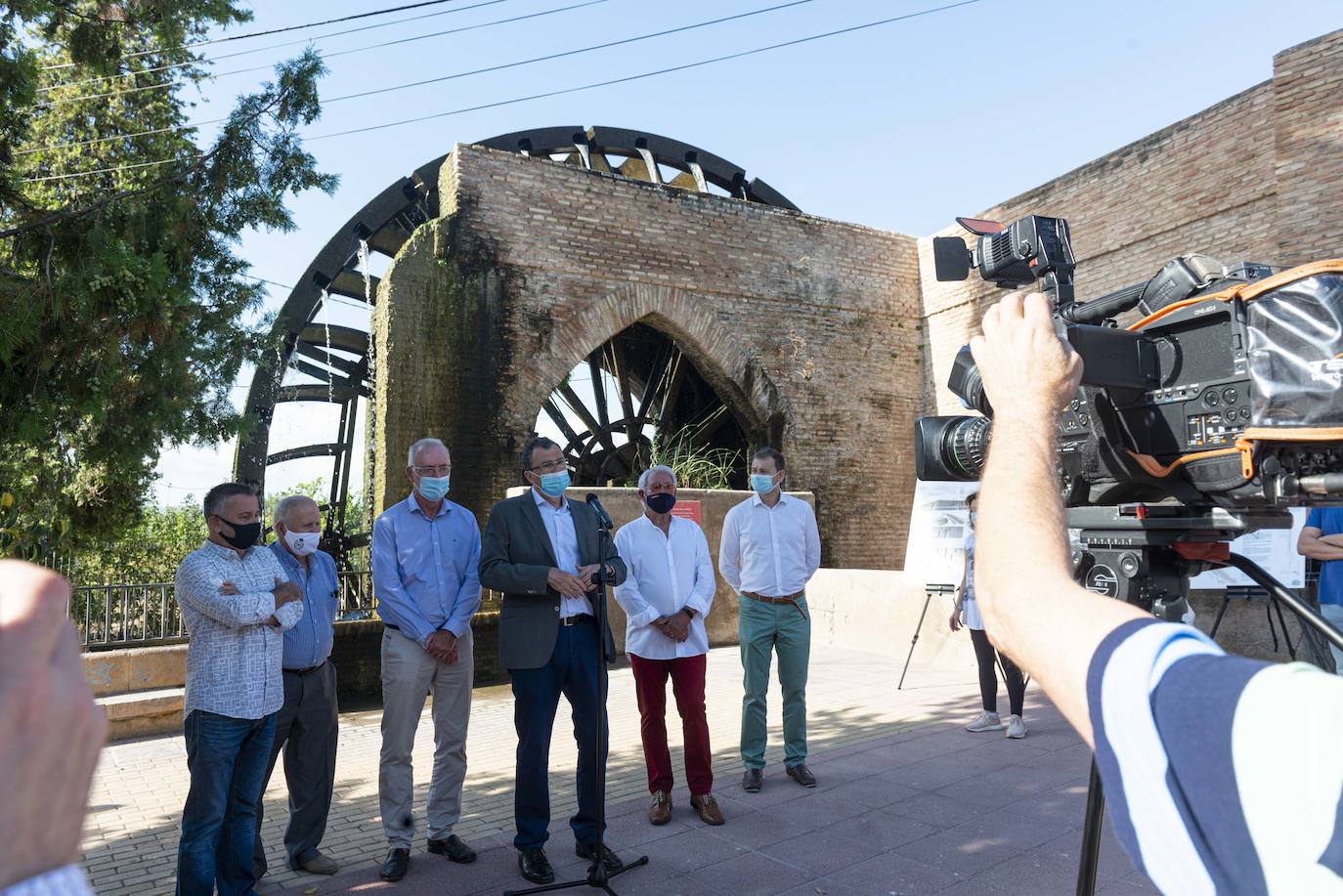 Fotos: La rueda de La Ñora acogerá cinco jardines y un área de reserva arqueológica