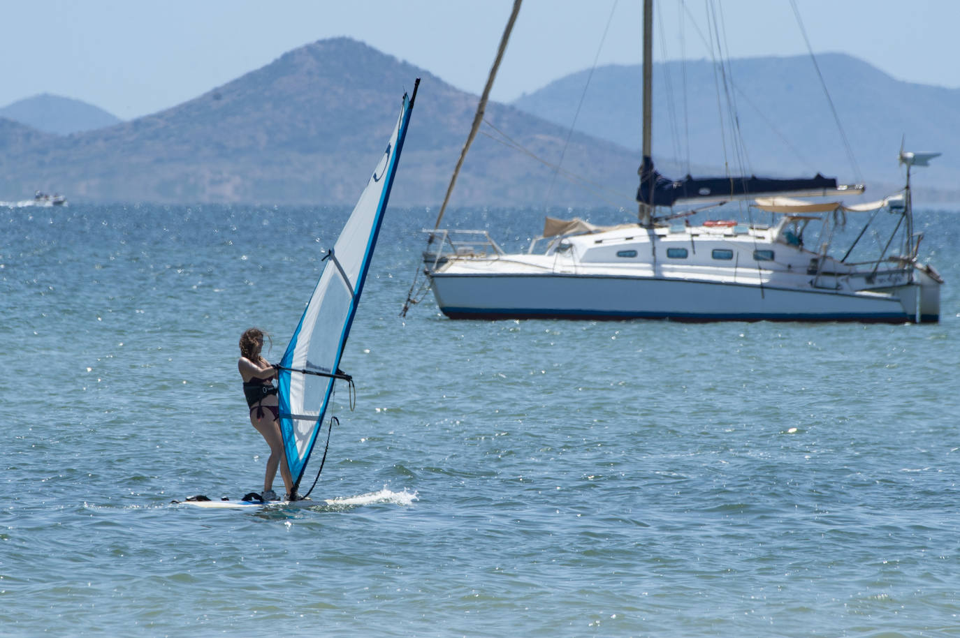 Fotos: Playas del Mar Menor durante este mes de agosto