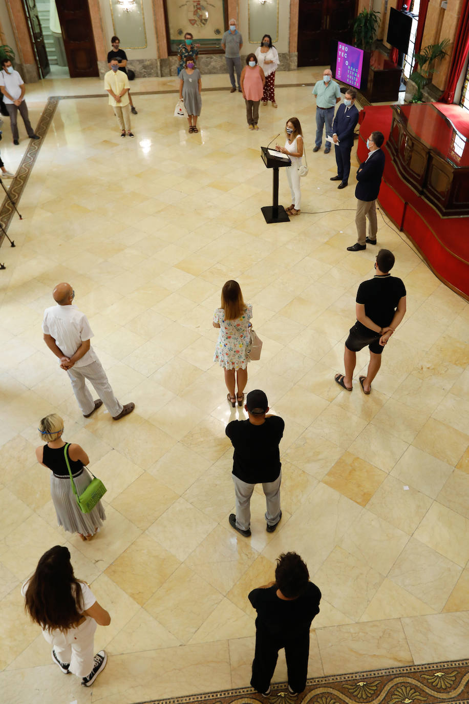 Fotos: Presentación de los proyectos seleccionados por el Ayuntamiento de Murcia para &#039;Reactivos Culturales&#039;