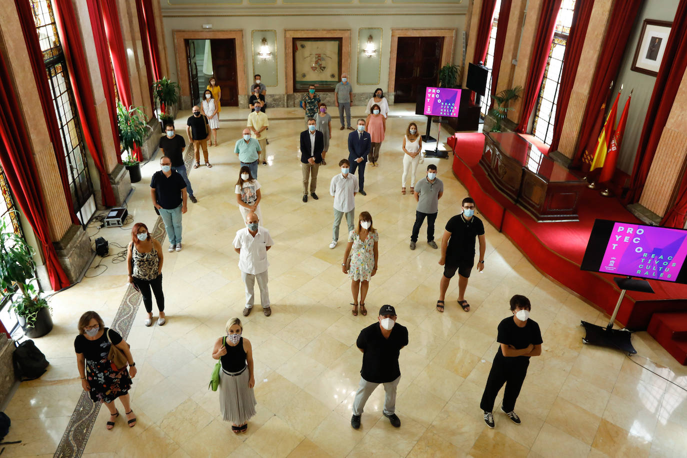 Fotos: Presentación de los proyectos seleccionados por el Ayuntamiento de Murcia para &#039;Reactivos Culturales&#039;