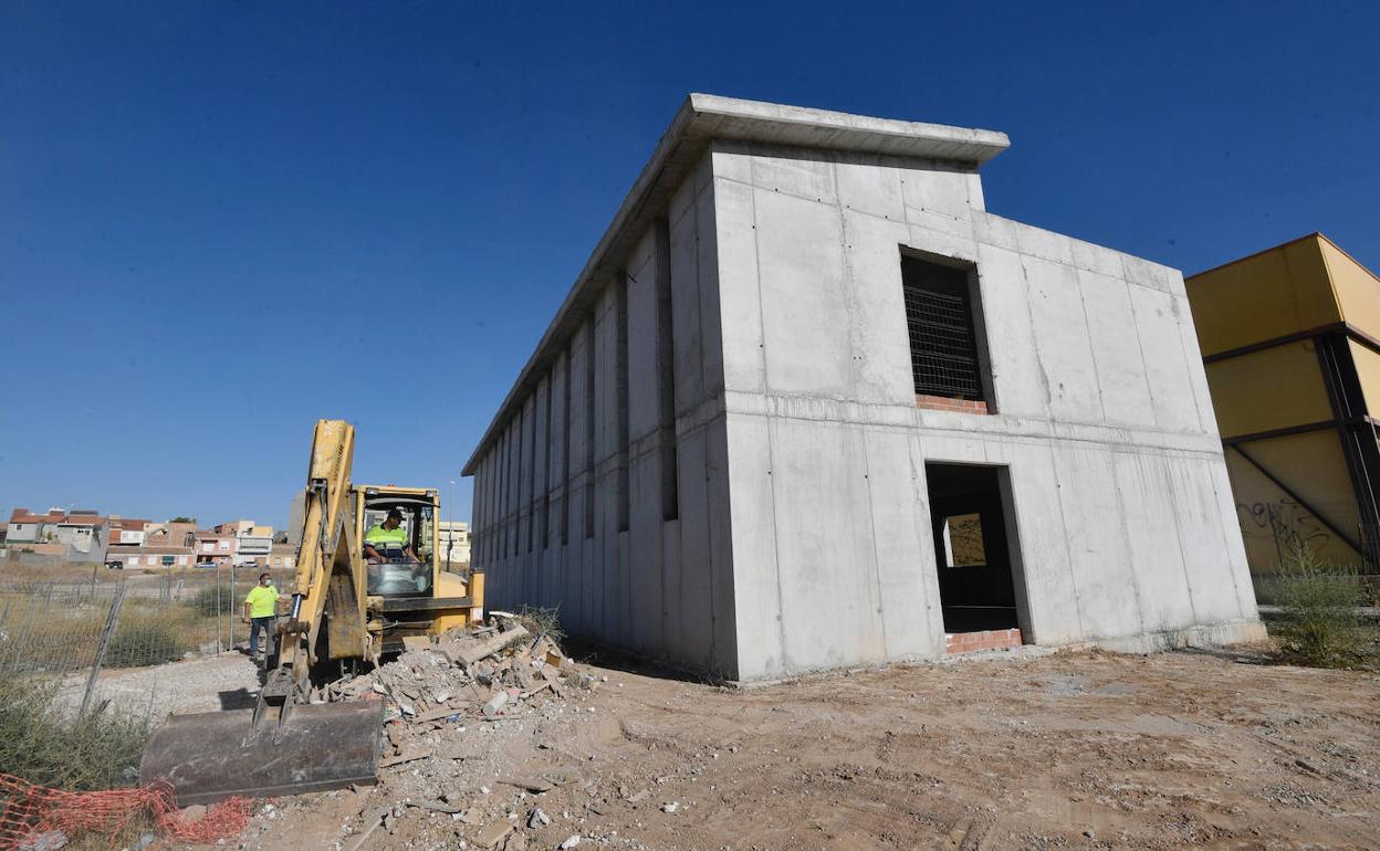 Estado actual del futuro consultorio de Javalí Nuevo.