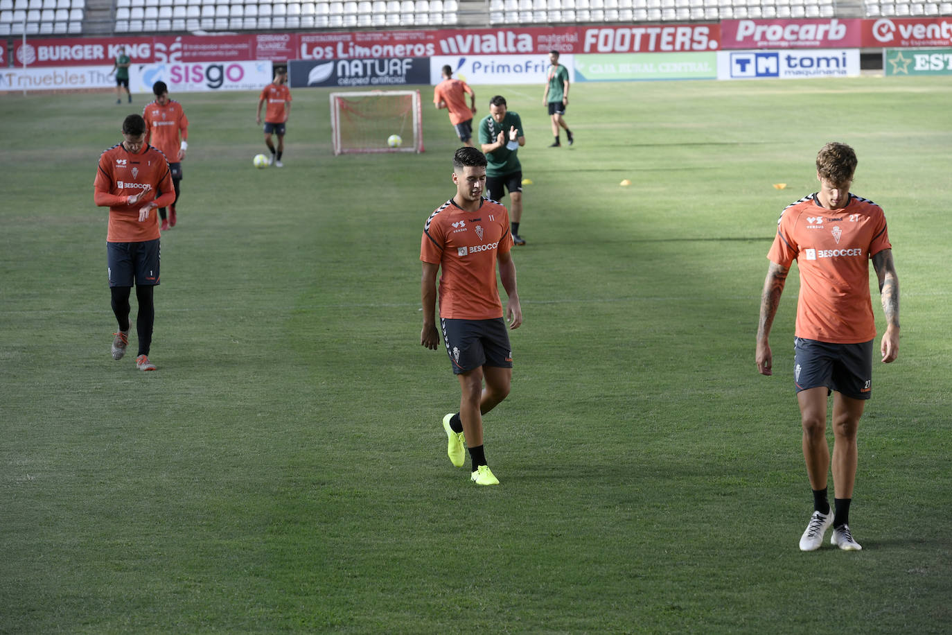 Fotos: El Real Murcia vuelve a entrenar