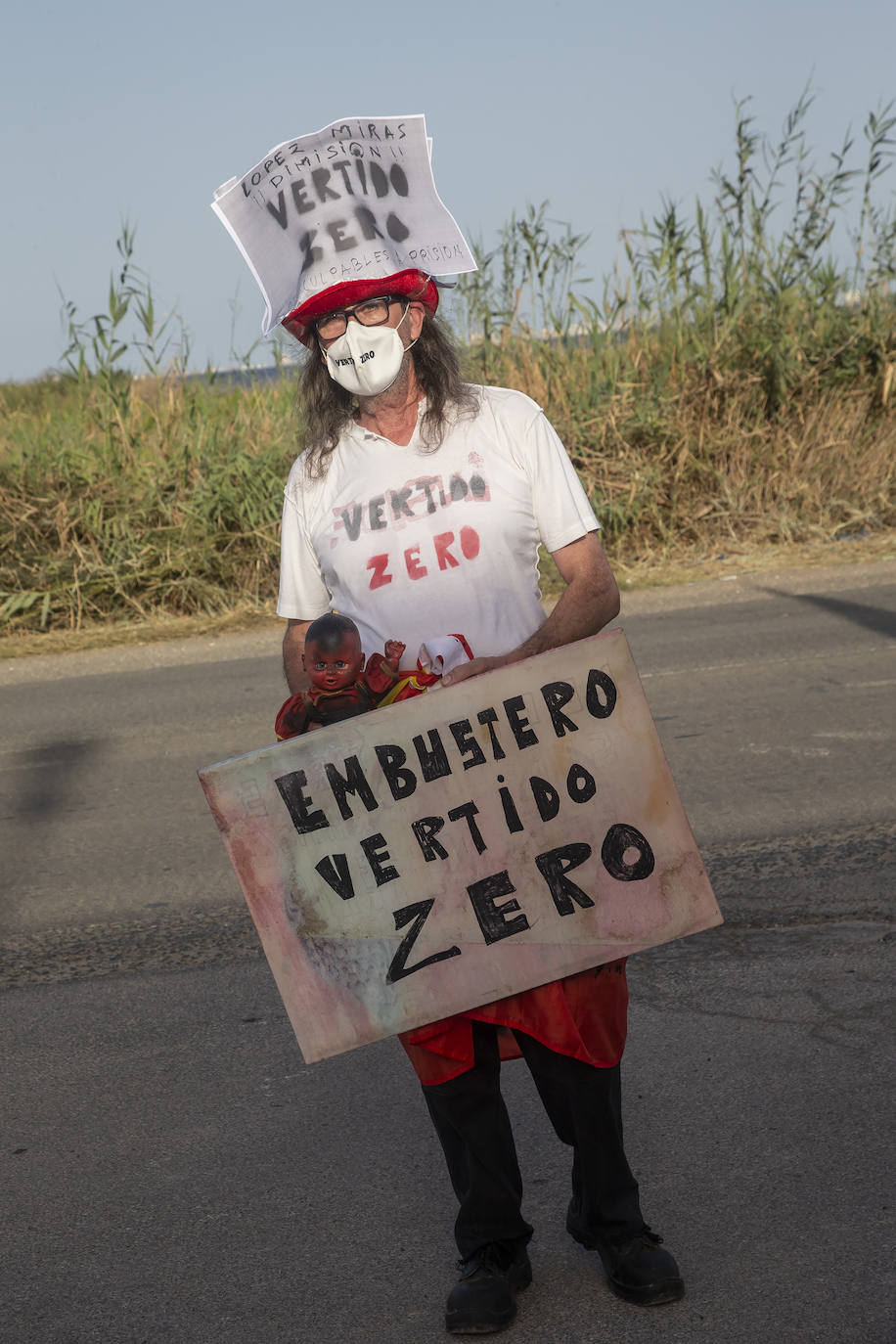 Fotos: Nueva protesta por la entrada de aguas contaminadas en el Mar Menor