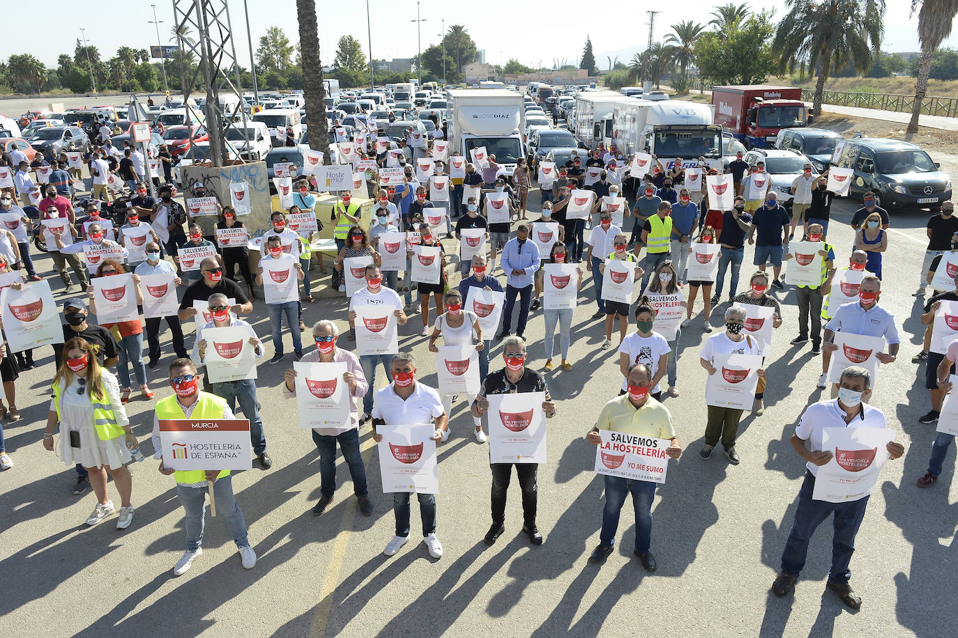 Fotos: Protesta de Hostemur por las calles de Murcia