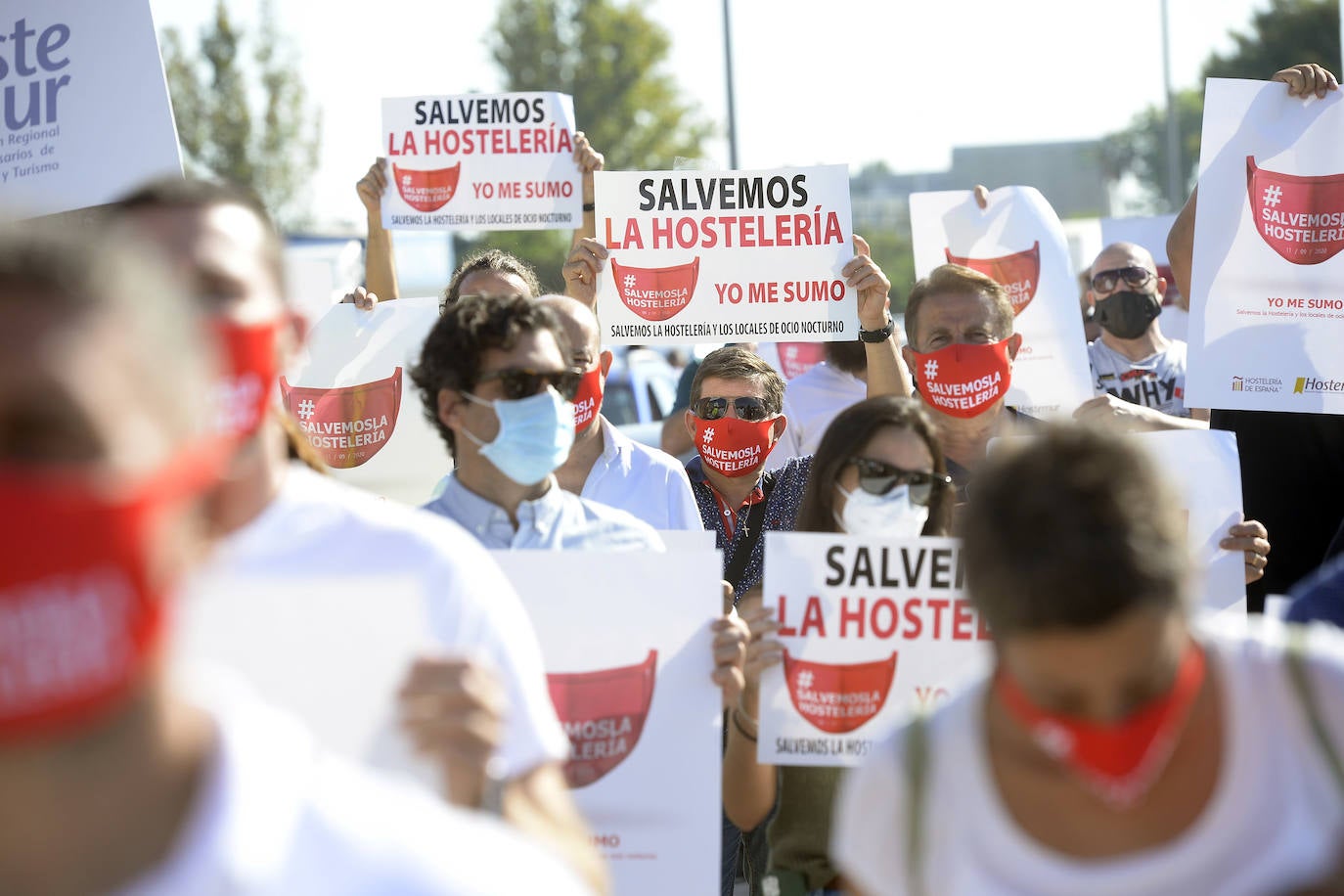 Fotos: Protesta de Hostemur por las calles de Murcia