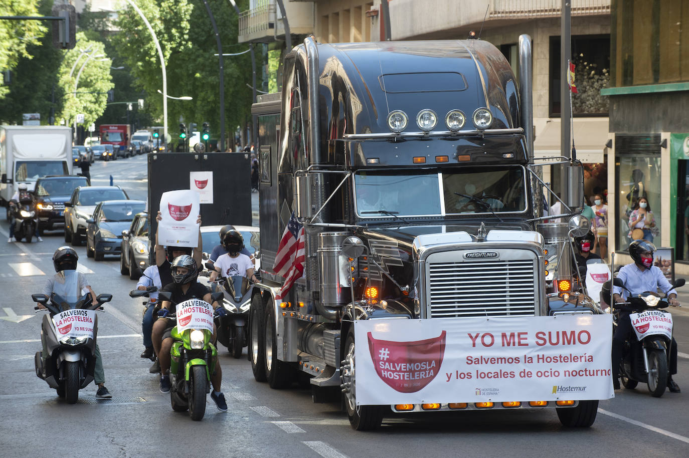 Fotos: Protesta de Hostemur por las calles de Murcia