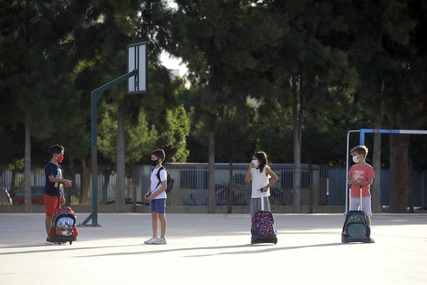 Fotos: La vuelta al &#039;cole&#039; en Murcia