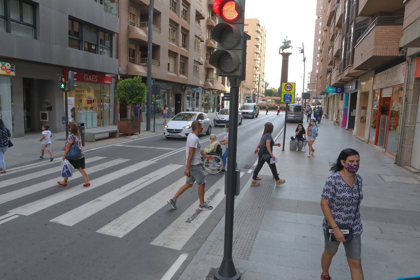 Fotos: La Comunidad confina el casco urbano de Lorca ante el descontrol de los contagios