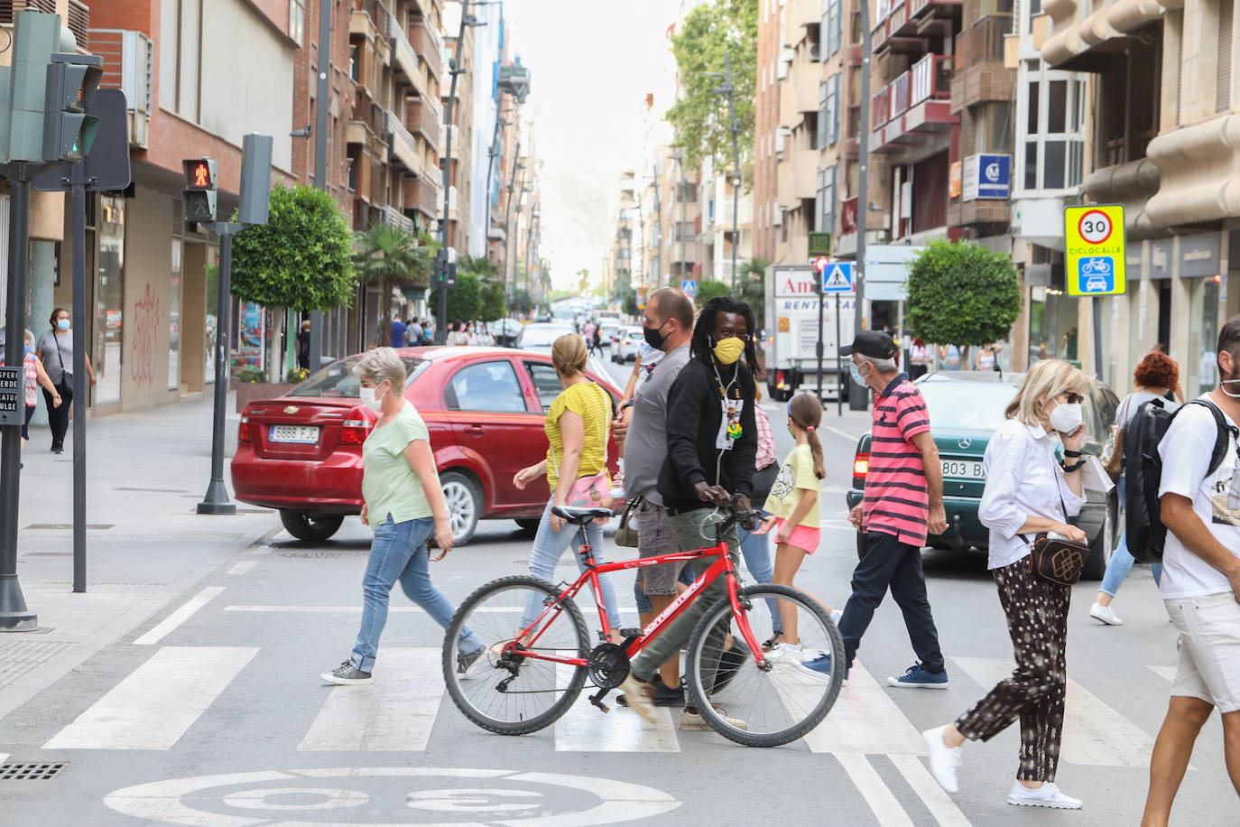 Fotos: La Comunidad confina el casco urbano de Lorca ante el descontrol de los contagios