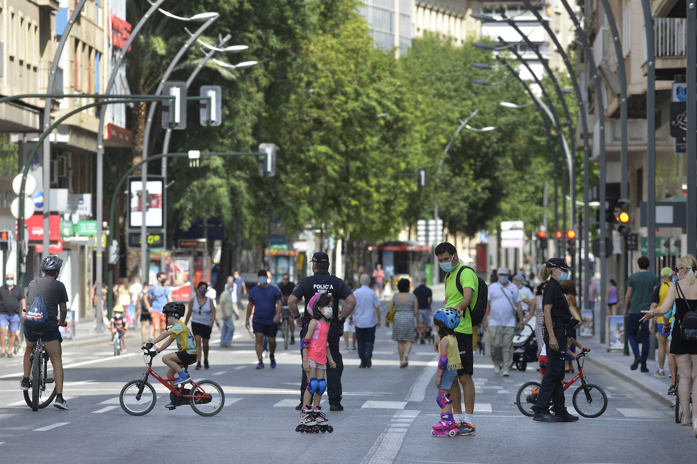 Fotos: Los murcianos toman la Gran Vía