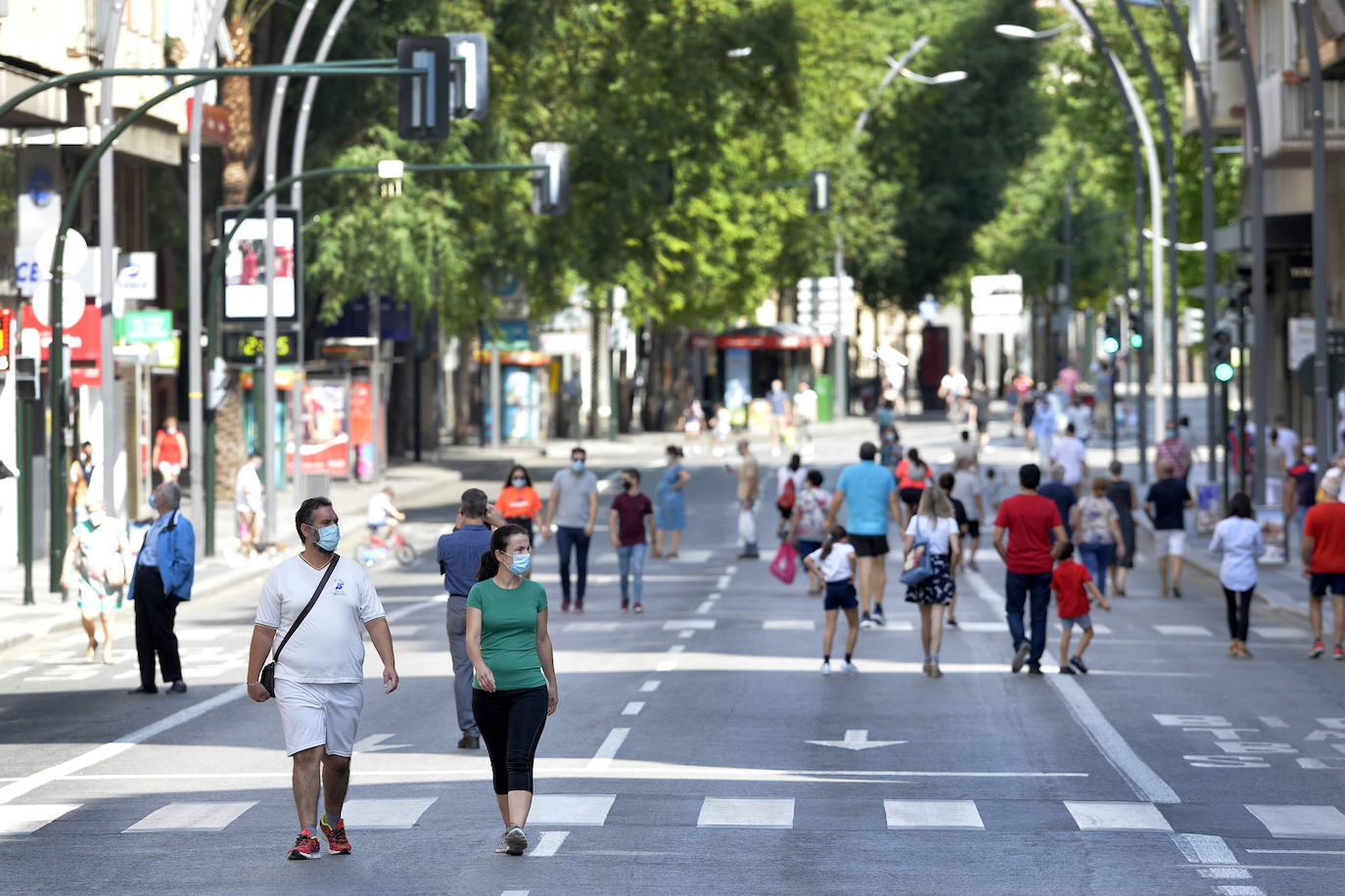 Fotos: Los murcianos toman la Gran Vía