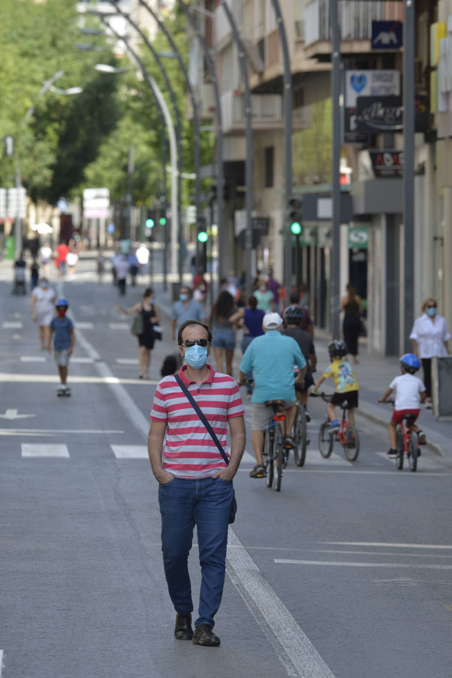 Fotos: Los murcianos toman la Gran Vía