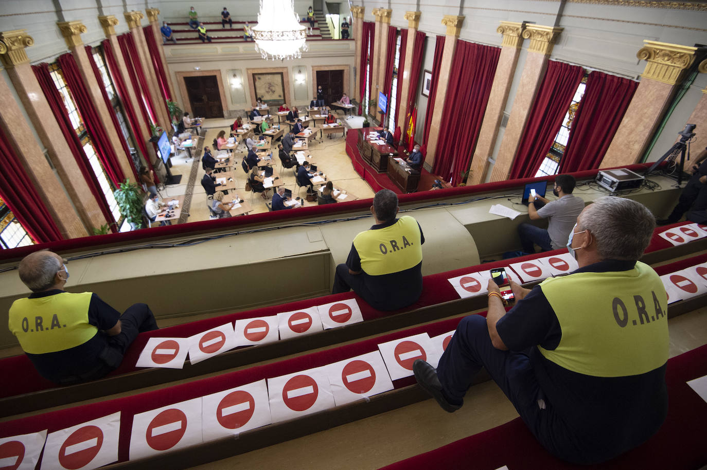 Fotos: El Ayuntamiento de Murcia celebra su pleno ordinario de septiembre