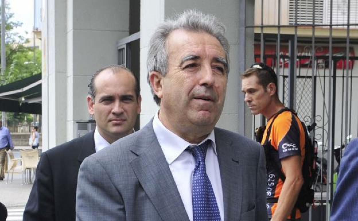 Antonio Cerdá tras declarar en el juzgado en una foto de archivo.