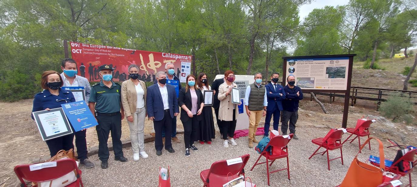 Fotos: Cultura y seis municipios se asocian al itinerario de arte rupestre europeo