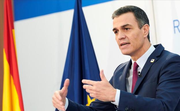 El presidente del Gobierno Pedro Sánchez 