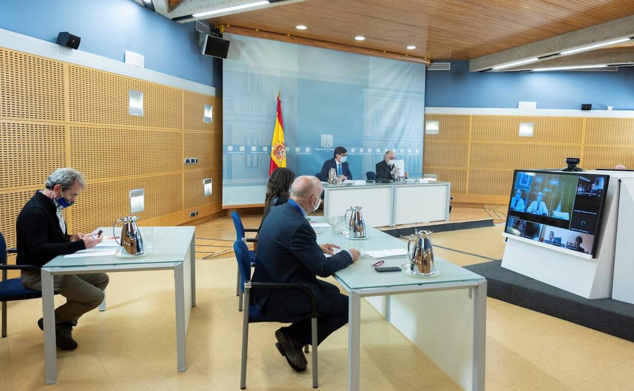 Reunión del Consejo Interterritorial de Salud, este jueves.