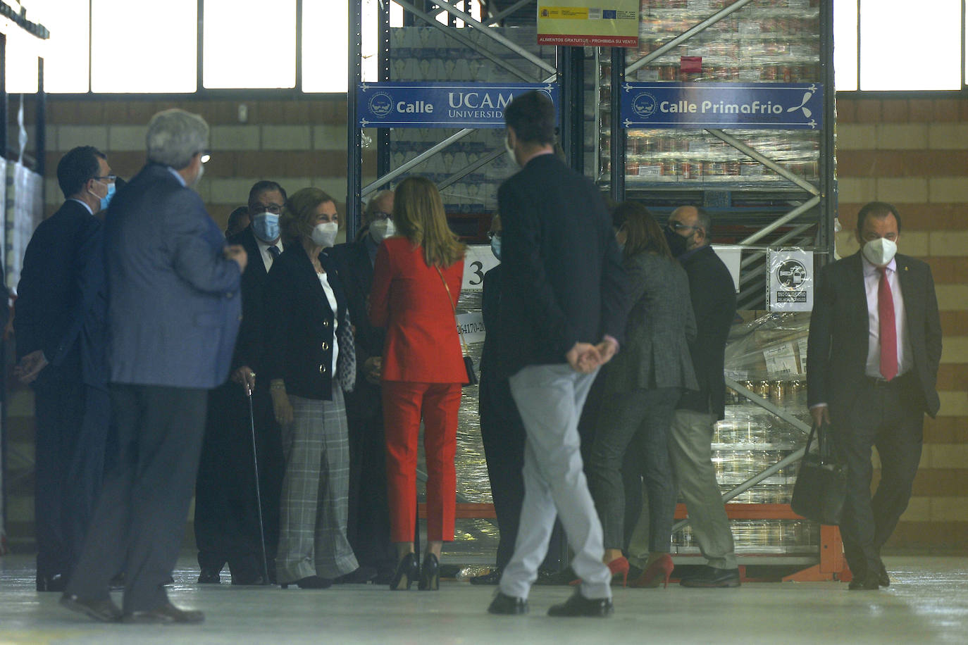 Fotos: La Reina Sofía visita el Banco de Alimentos del Sureste