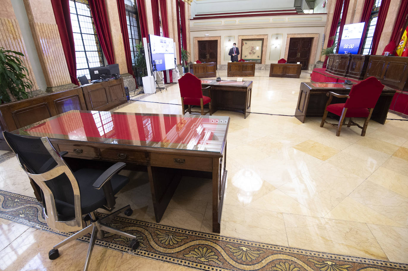 Fotos: Pleno municipal telemático de Murcia