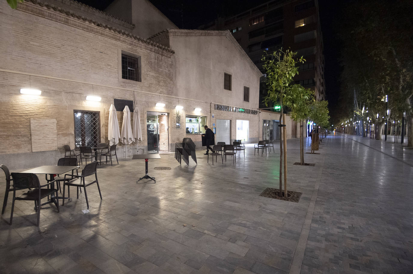 Fotos: Primera noche de toque de queda en Murcia