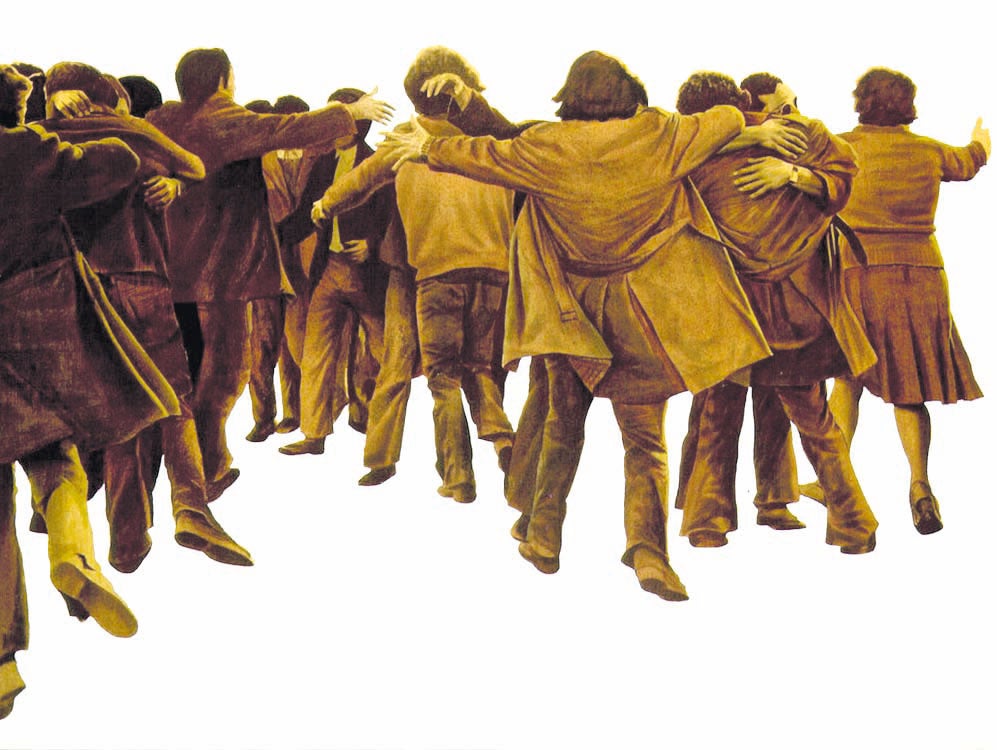 'El abrazo', de Juan Genovés.