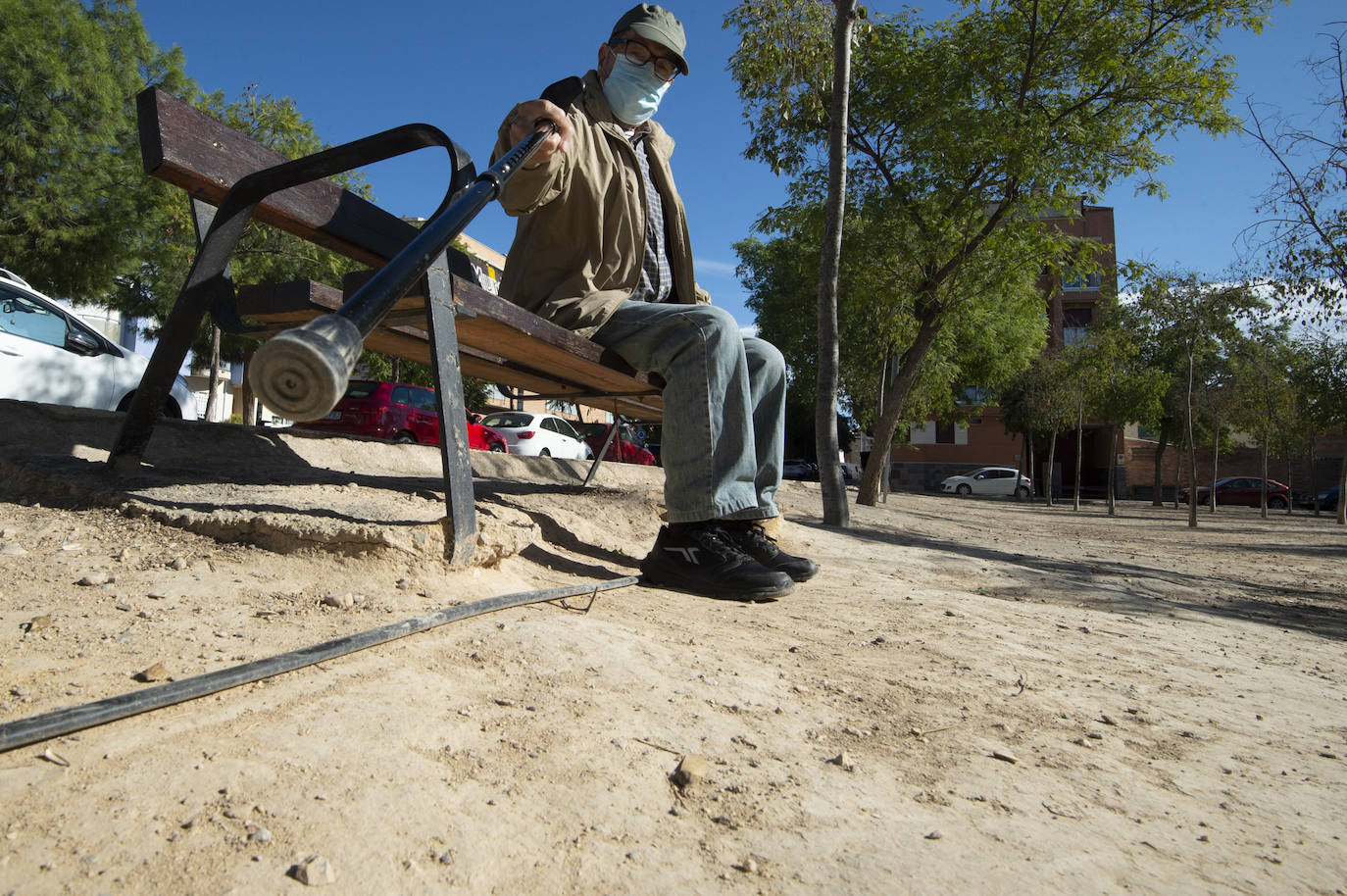 Fotos: Vecinos de Churra viven rodeados de solares con ratas