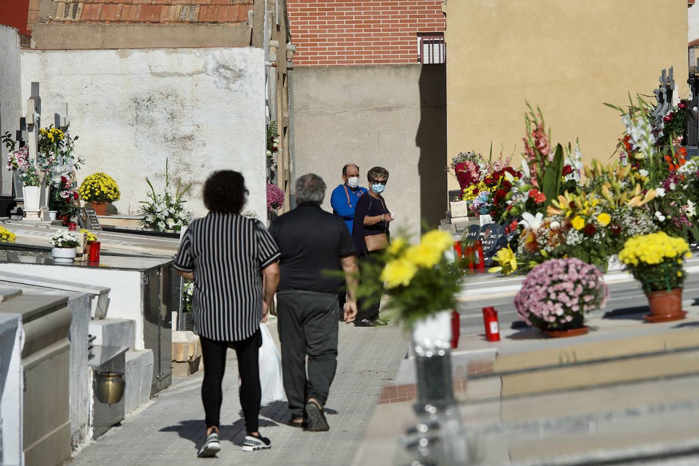 Fotos: Visitas a &#039;cuentagotas&#039; en los cementerios de Murcia