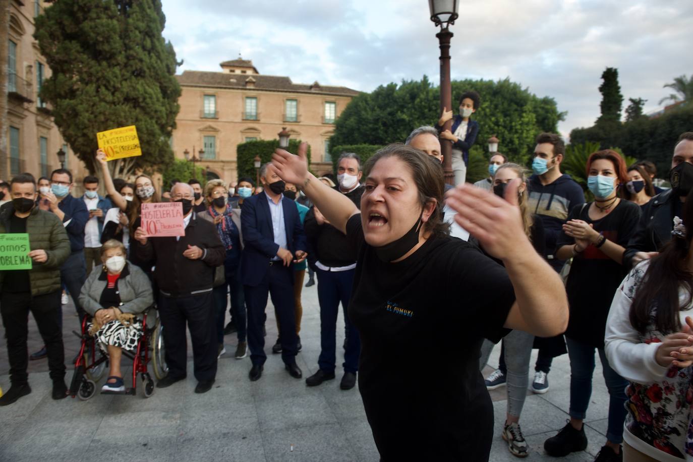 Fotos: Los hosteleros protestan en Murcia