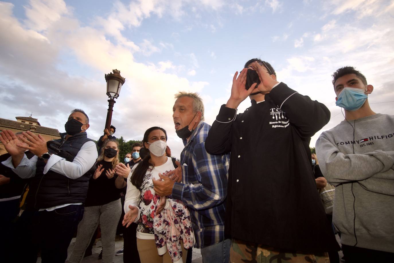 Fotos: Los hosteleros protestan en Murcia