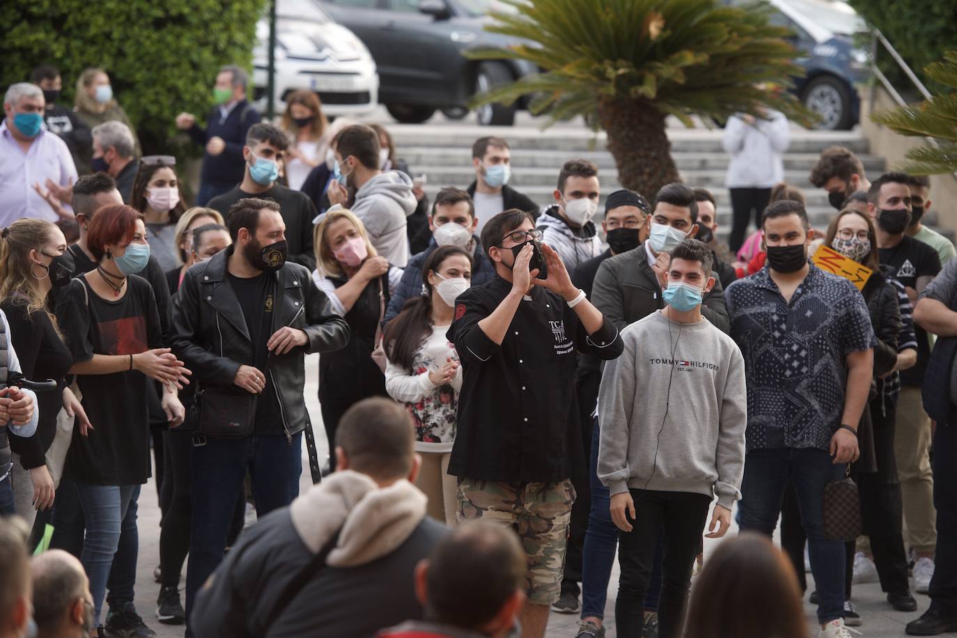 Fotos: Los hosteleros protestan en Murcia