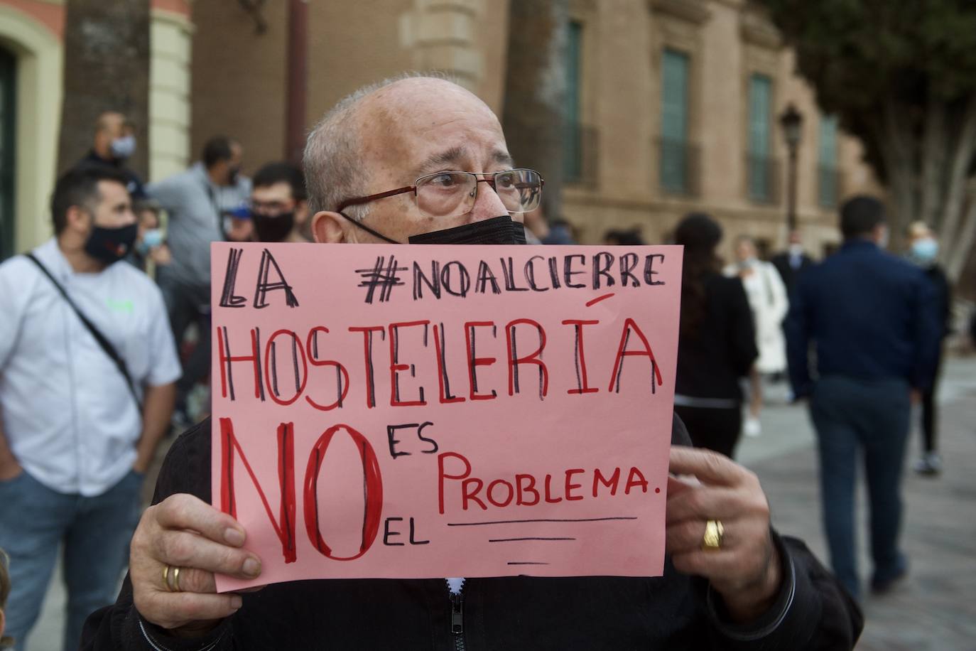 Fotos: Los hosteleros protestan en Murcia