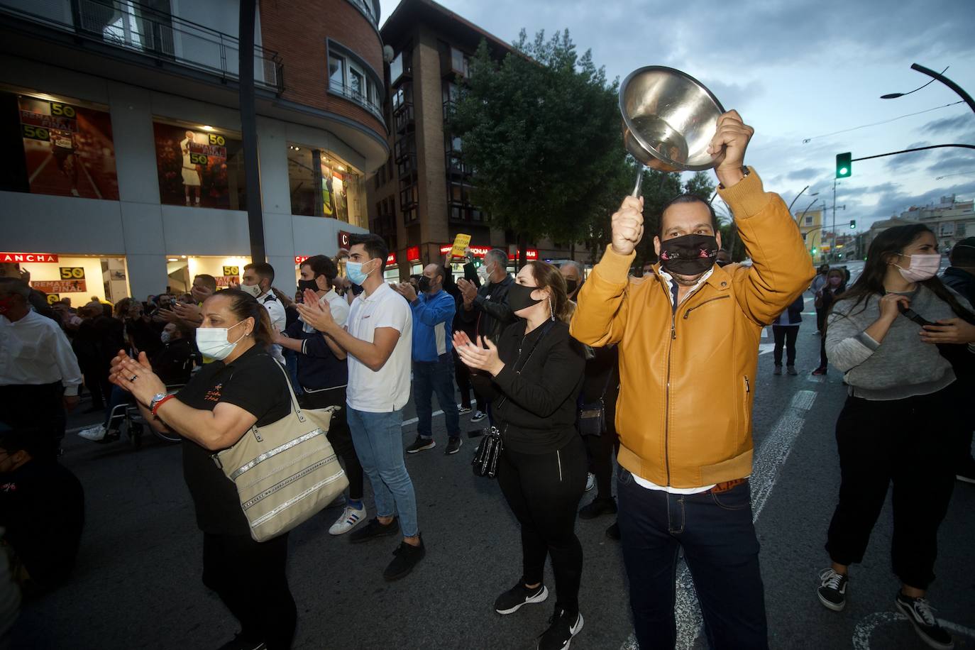 Fotos: Los hosteleros protestan en Murcia