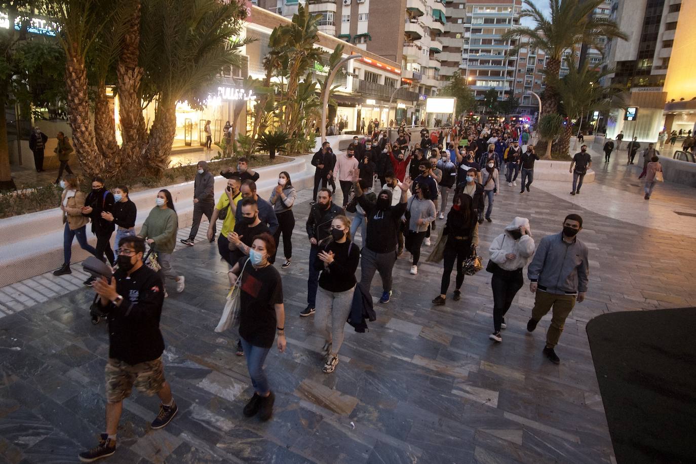 Fotos: Los hosteleros protestan en Murcia