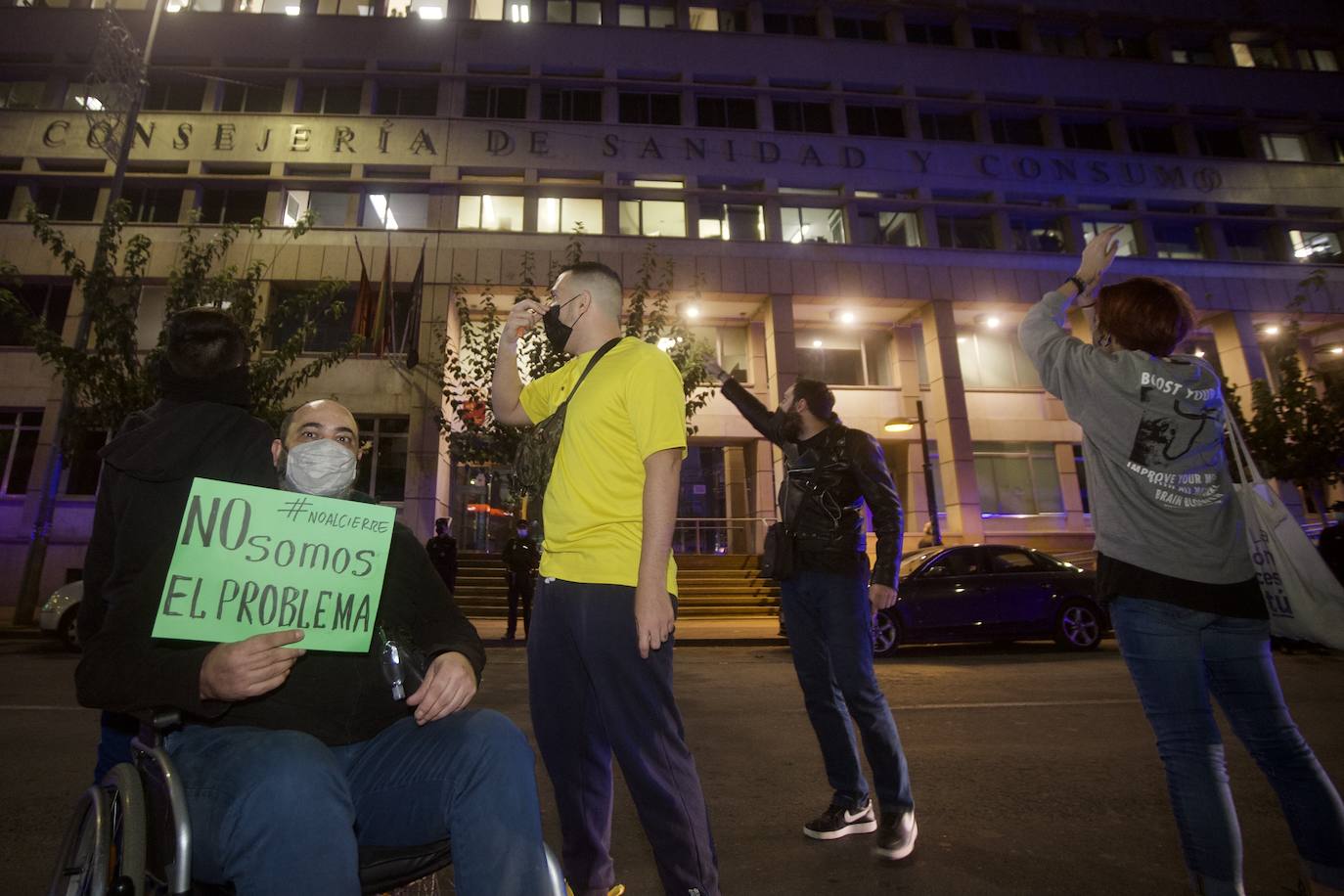 Fotos: Los hosteleros protestan en Murcia