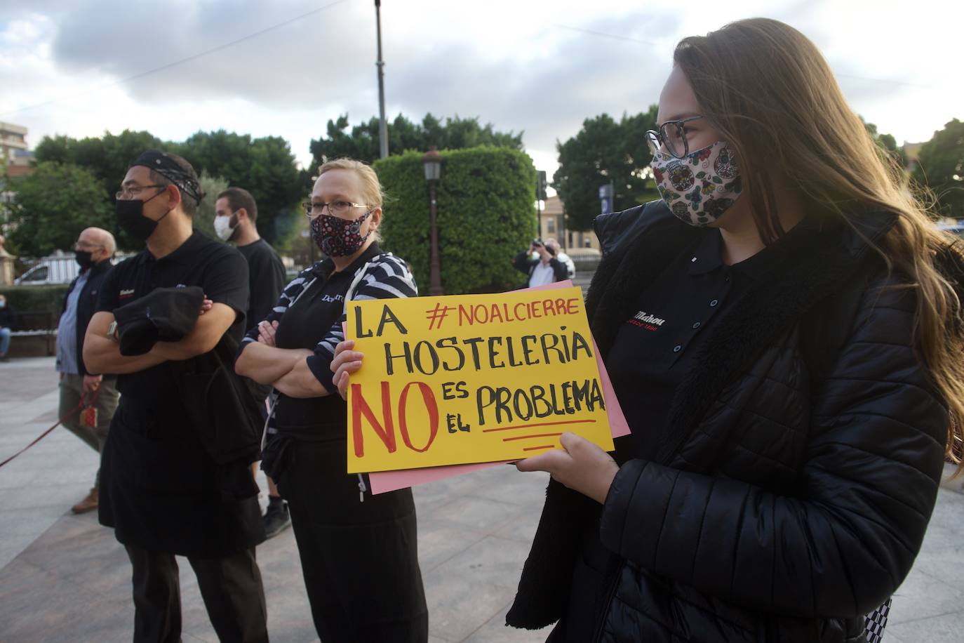 Fotos: Los hosteleros protestan en Murcia