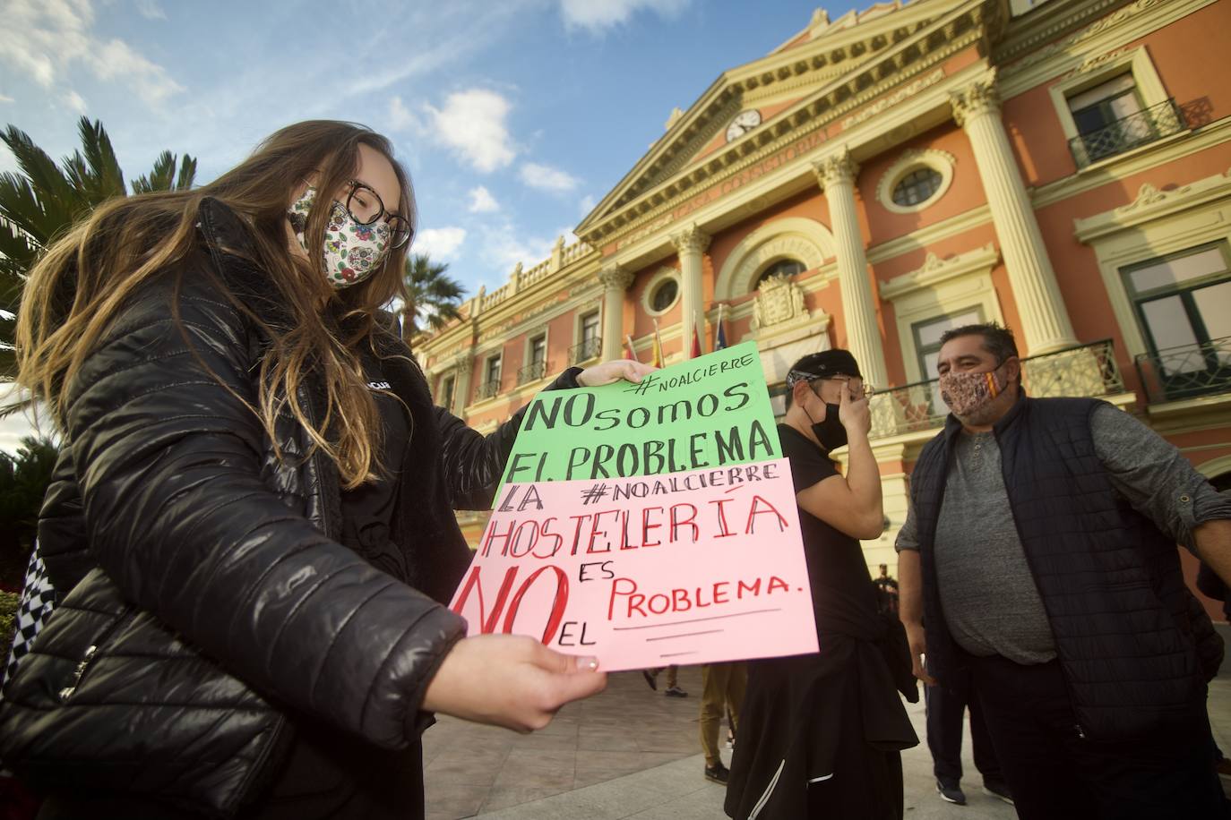 Fotos: Los hosteleros protestan en Murcia