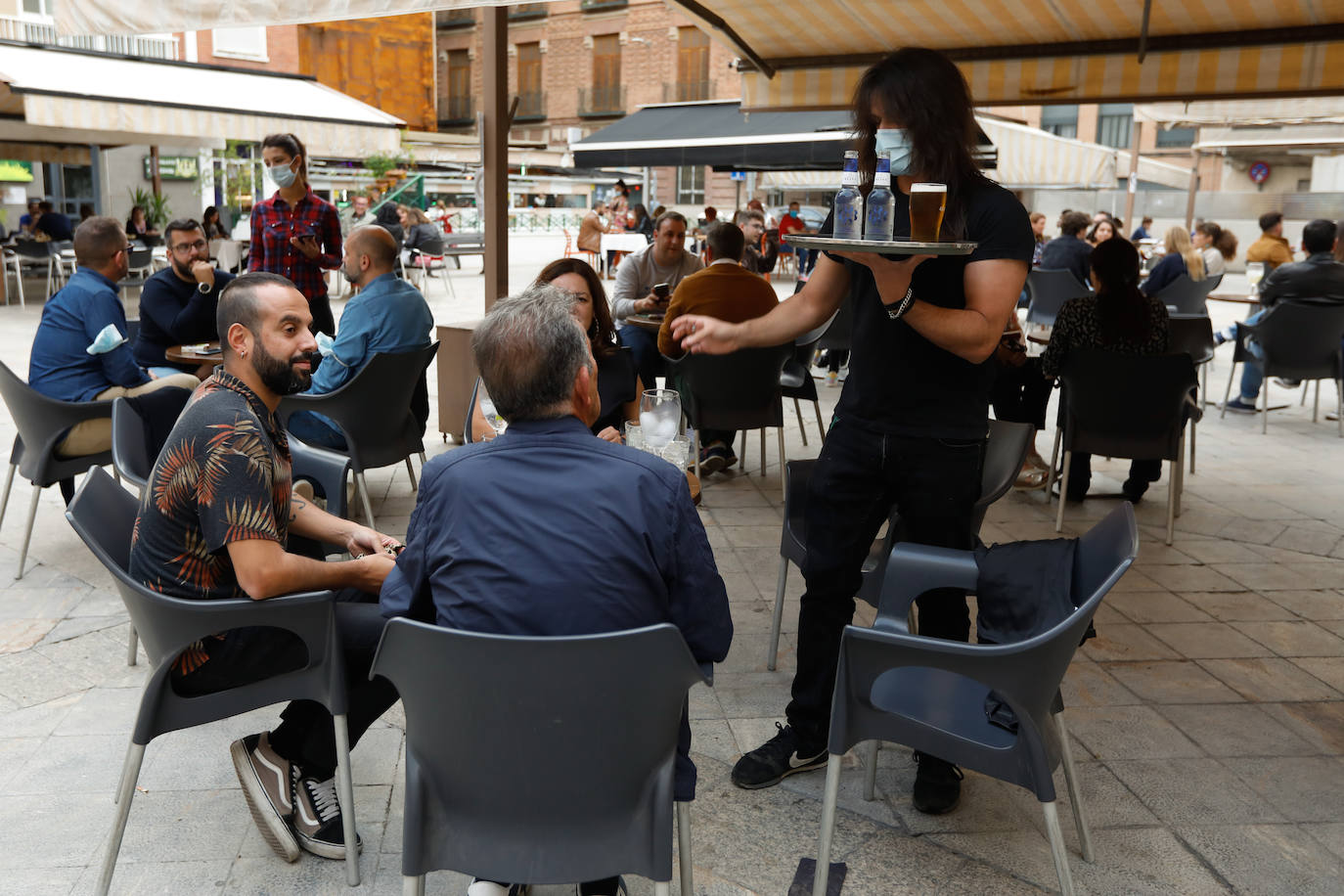 Fotos: La última copa antes del cierre de los bares en Murcia