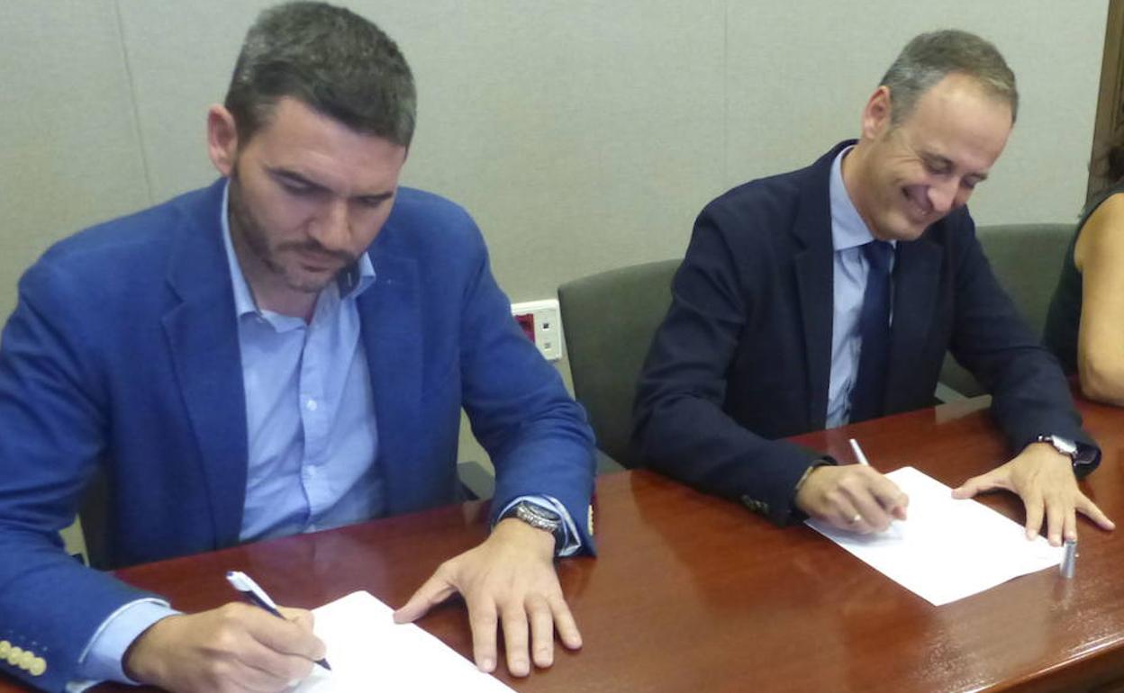 Antonio Luengo y Javier Celdrán, en una fotografía de archivo.