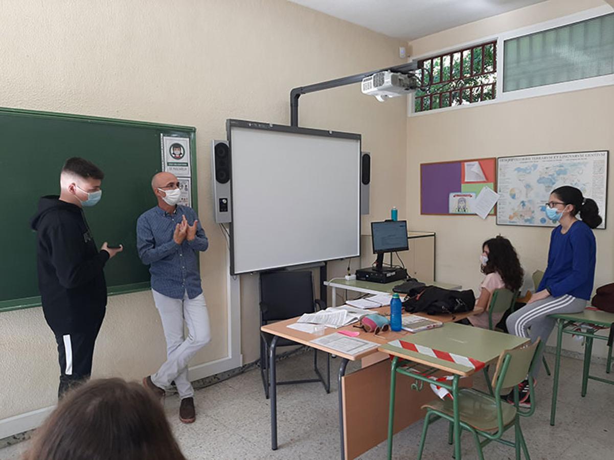 Alumnos del IES Sanje (Alcantarilla)