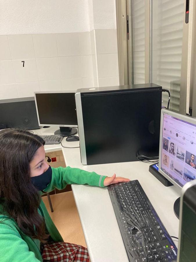 Un miembro de La Cosecha del Saber, del colegio San Pedro Apóstol de San Pedro del Pinatar