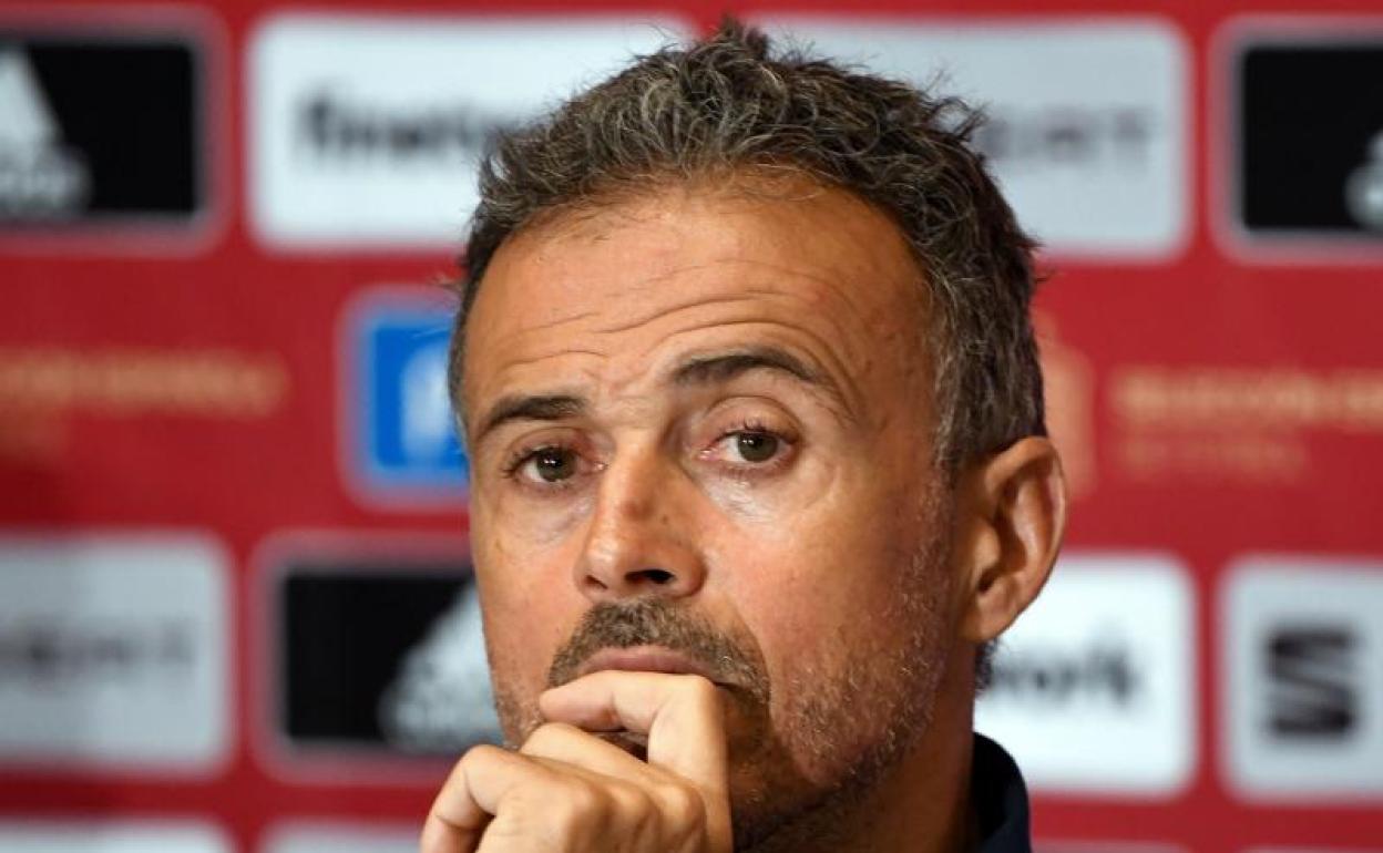 Luis Enrique Martínez, seleccionador español de fútbol. 