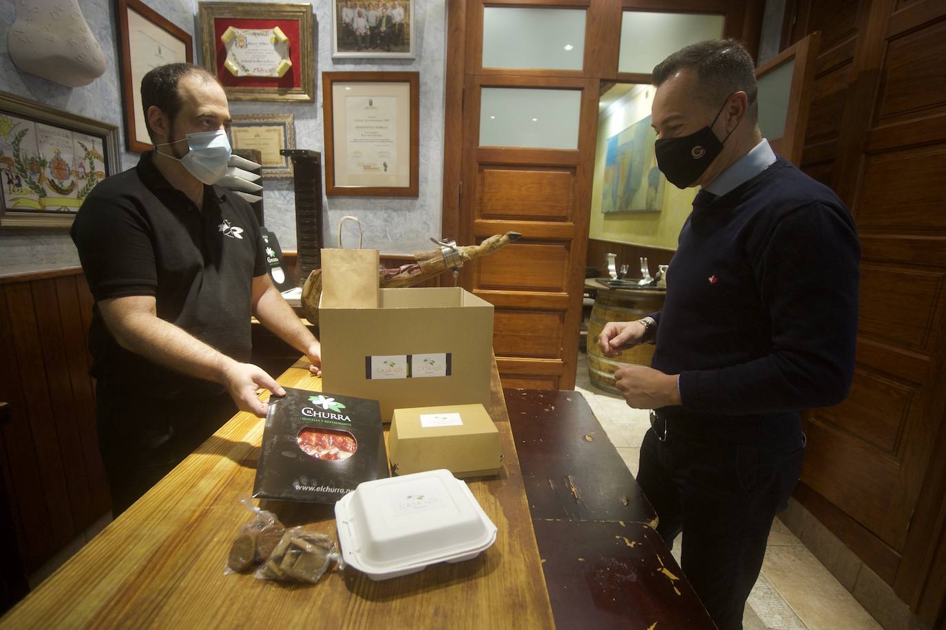 Fotos: Los taxistas de Murcia repartirán pedidos de bares y restaurantes