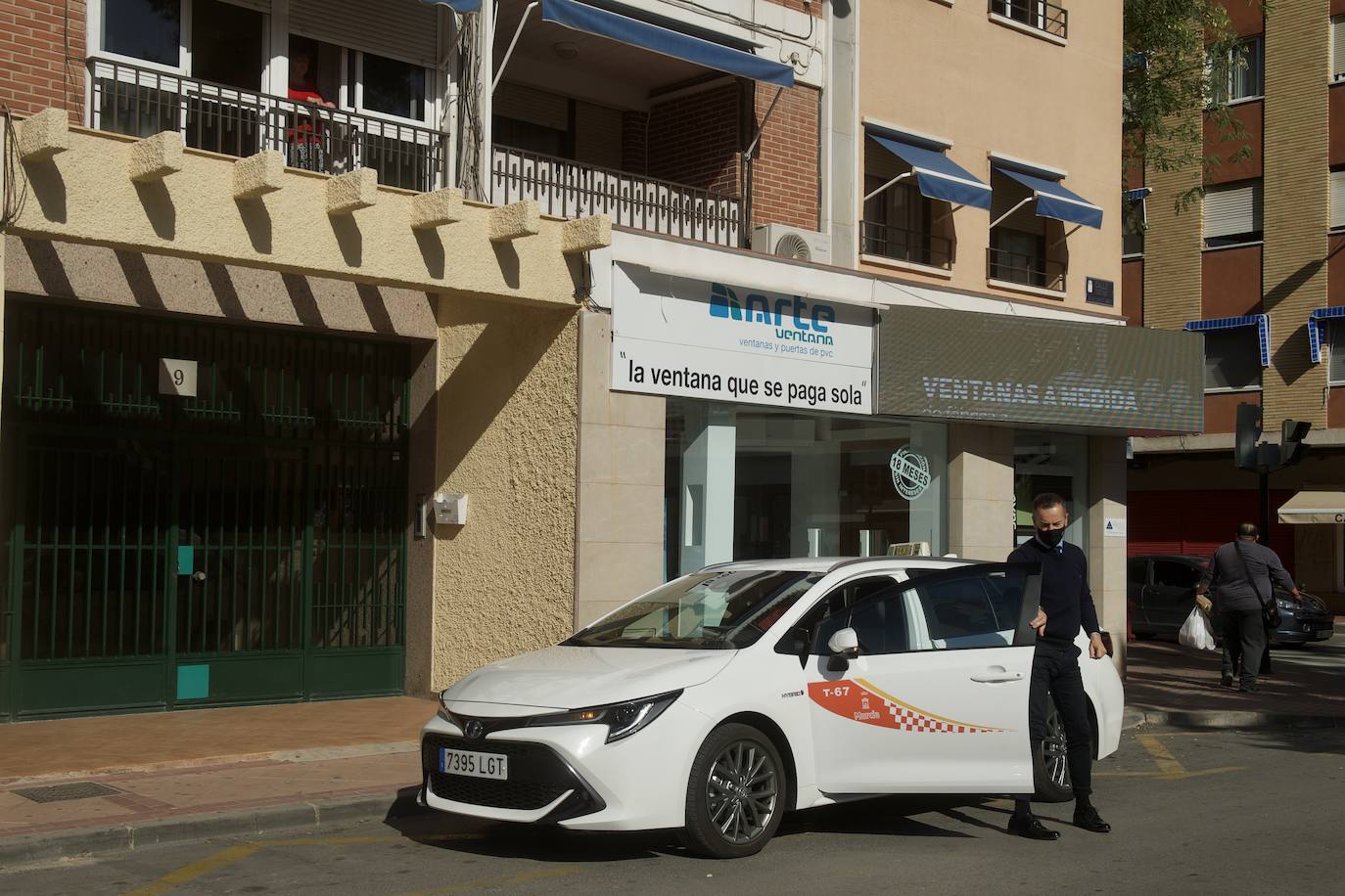 Fotos: Los taxistas de Murcia repartirán pedidos de bares y restaurantes