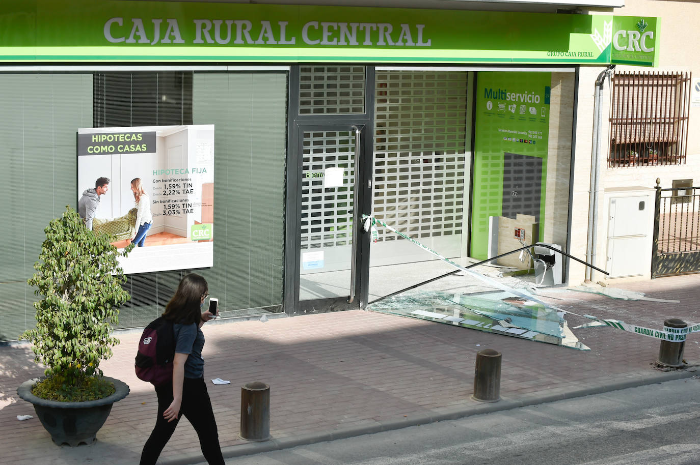 Fotos: Las imágenes del robo del cajero de Zeneta