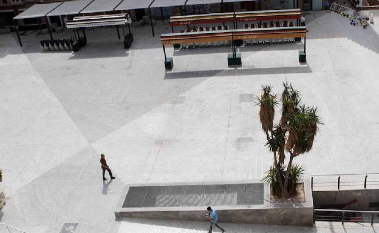 La plaza de Europa de Murcia. 