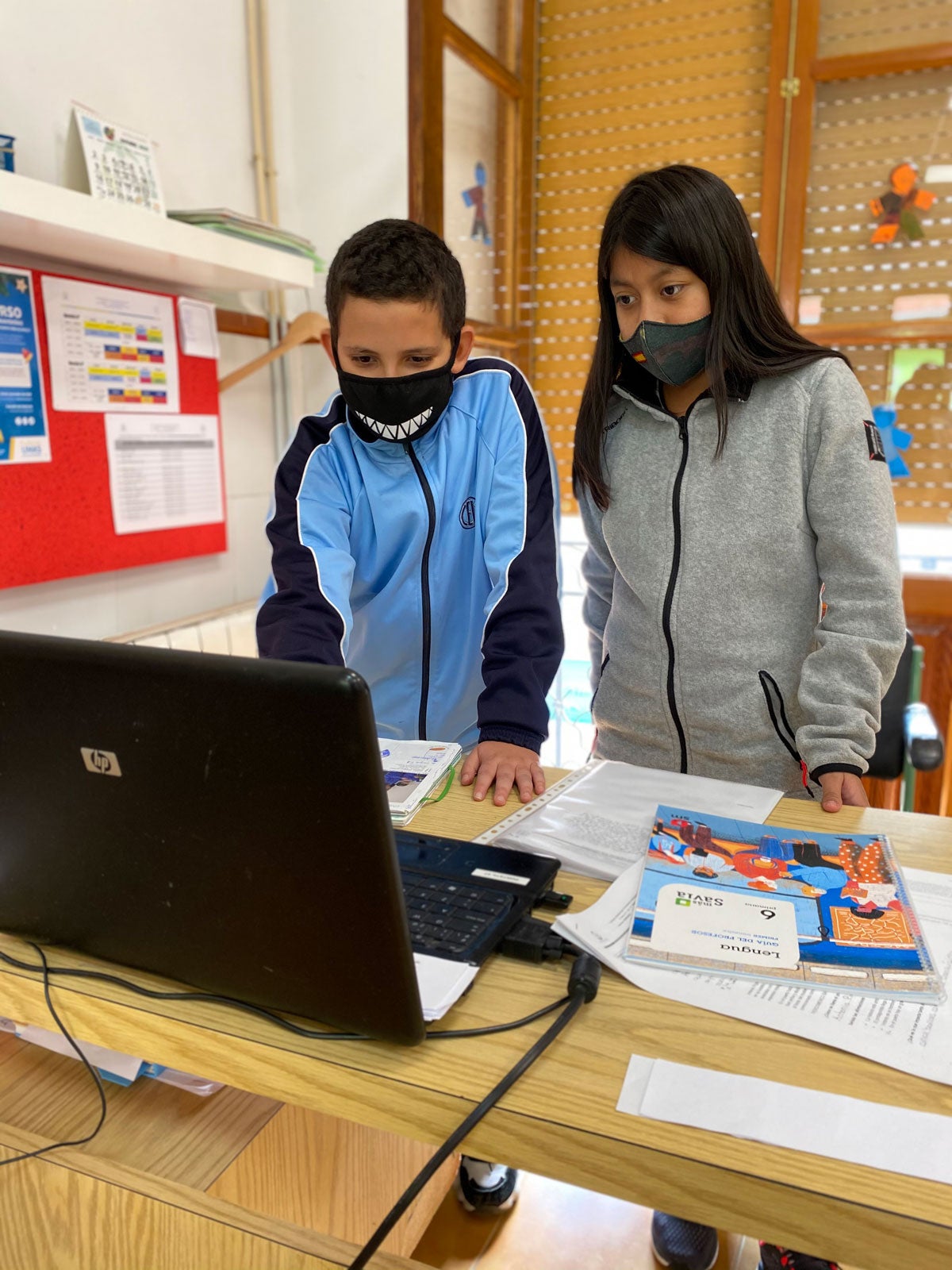 Periodistas de La Banda del Patronato, del colegio Patronato Sagrado Corazón de Jesús de Cartagena