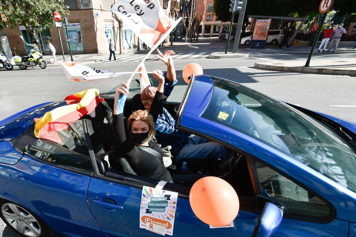 Fotos: La &#039;marea naranja&#039; recorre el centro de Murcia contra la &#039;ley Celaá&#039;