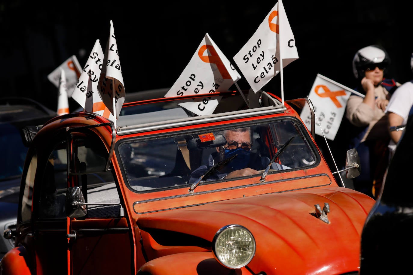 Fotos: La &#039;marea naranja&#039; recorre el centro de Murcia contra la &#039;ley Celaá&#039;