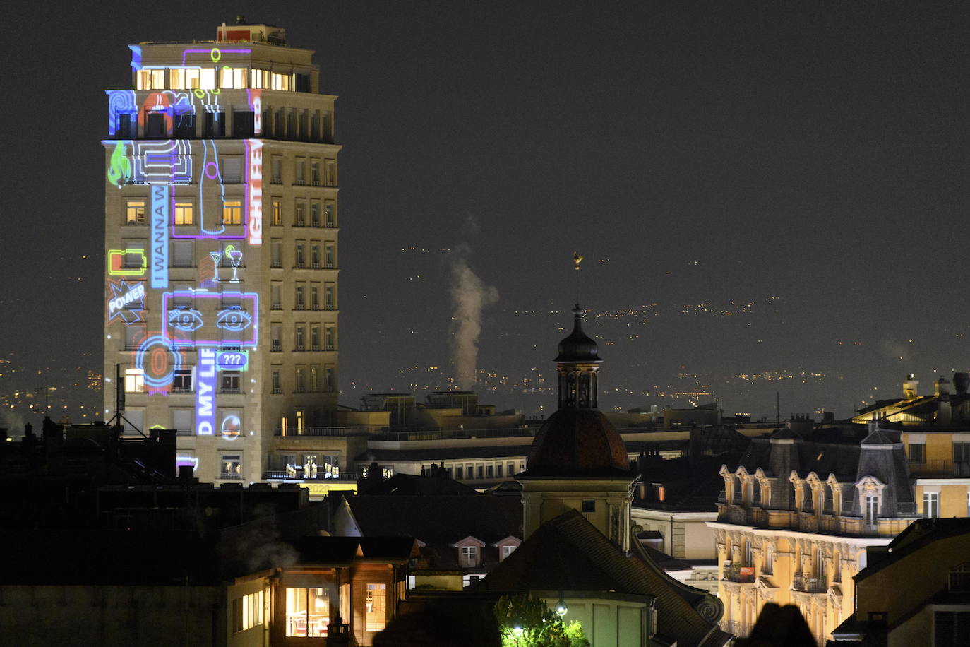 Fotos: Juego de luces en Lausana